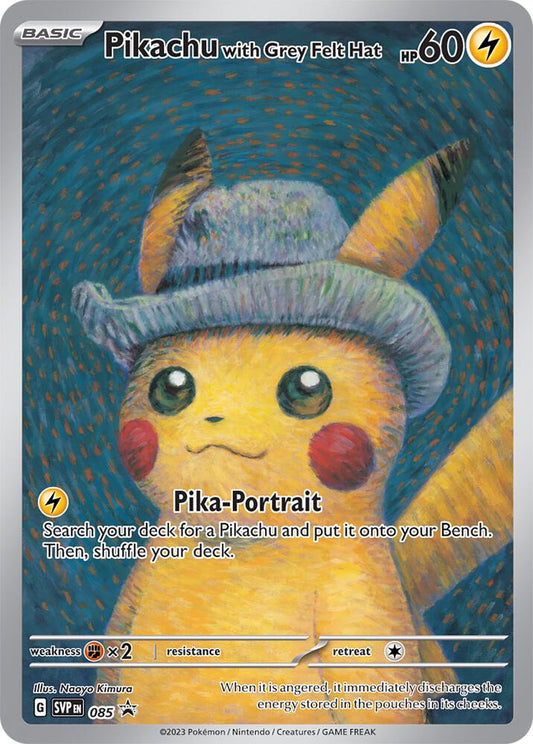 Pikachu With Grey Felt Hat 085/Promo