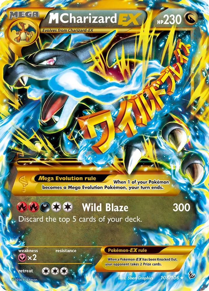 M Charizard Ex X 108/106