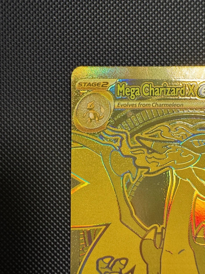 Mega Charizard X EX 130/094 Phantasmal Flames Hyper Rare Gold